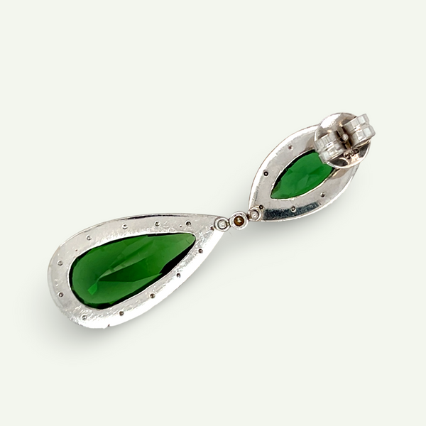 Tourmaline Deco Earrings