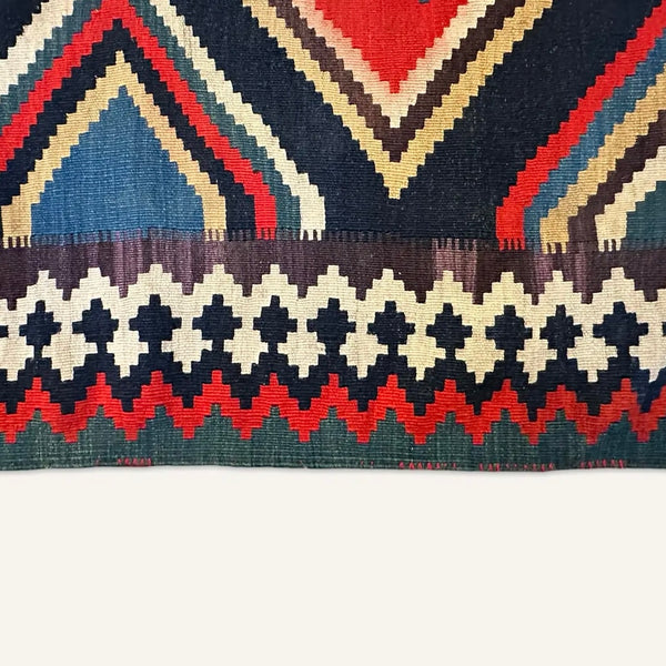 Early 20th Century Turkish Wool Kilim Runner
