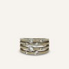 Matte Diamond cluster Ring