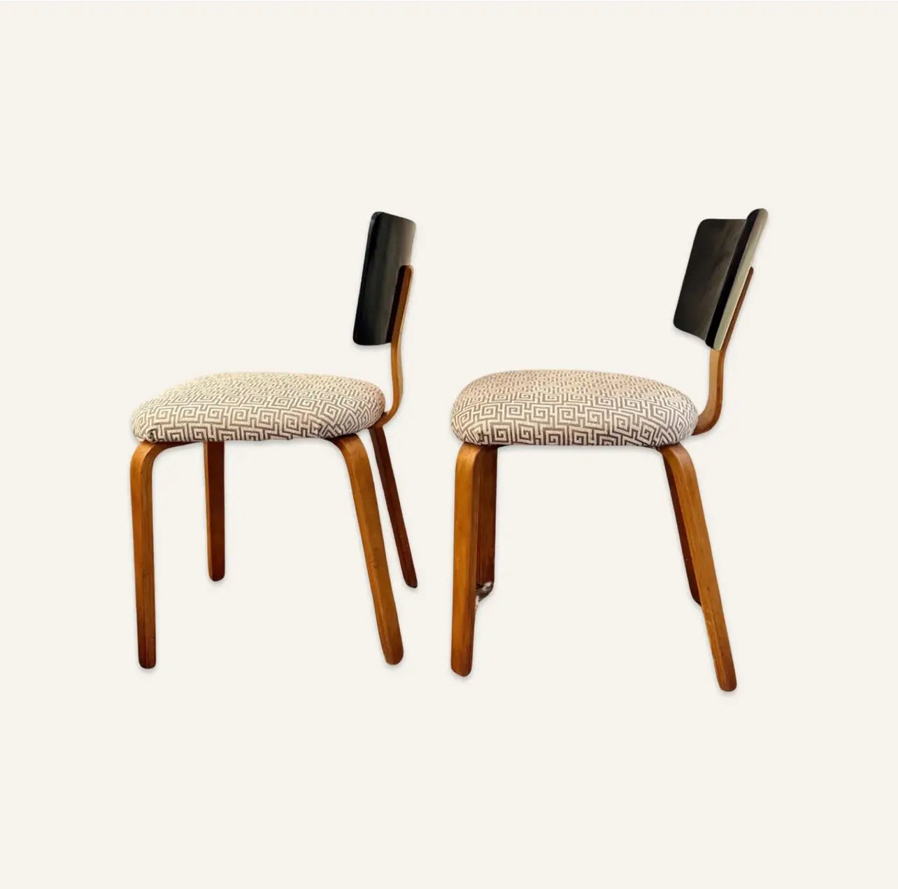 1960s Pair of Thonet Bentwood Side Chairs