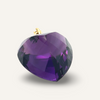 Amethyst Puffy Heart Pendant