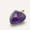 Amethyst Puffy Heart Pendant