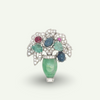 Jadeite brooch