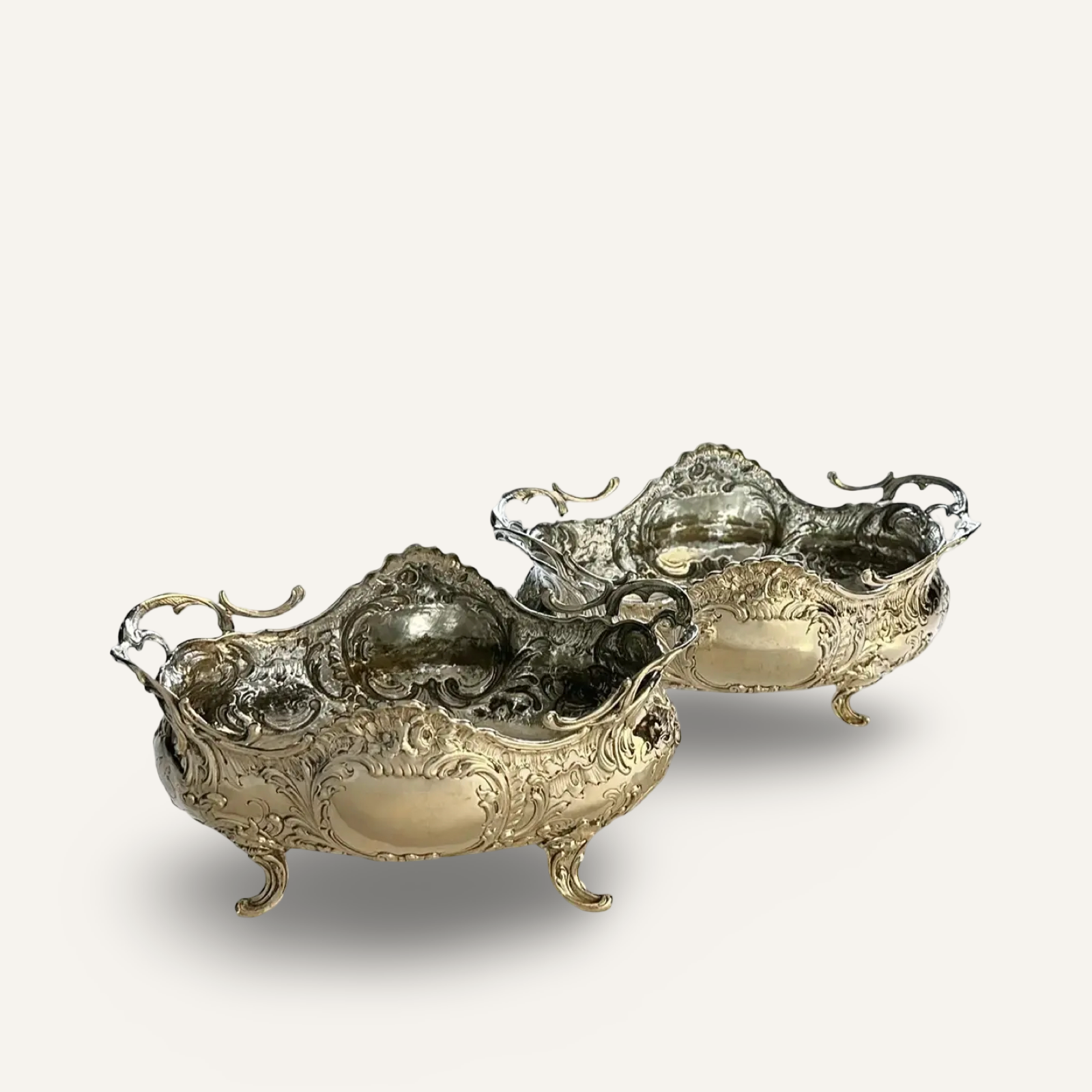 Coin silver centerpieces