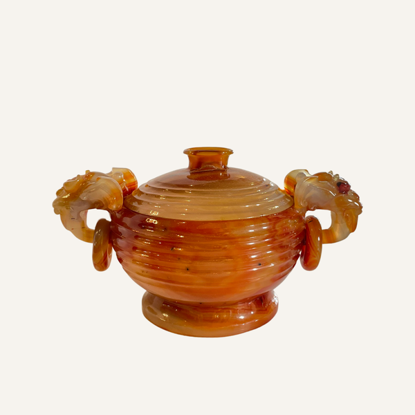 19th c. Carnelian (Agate) Vessel