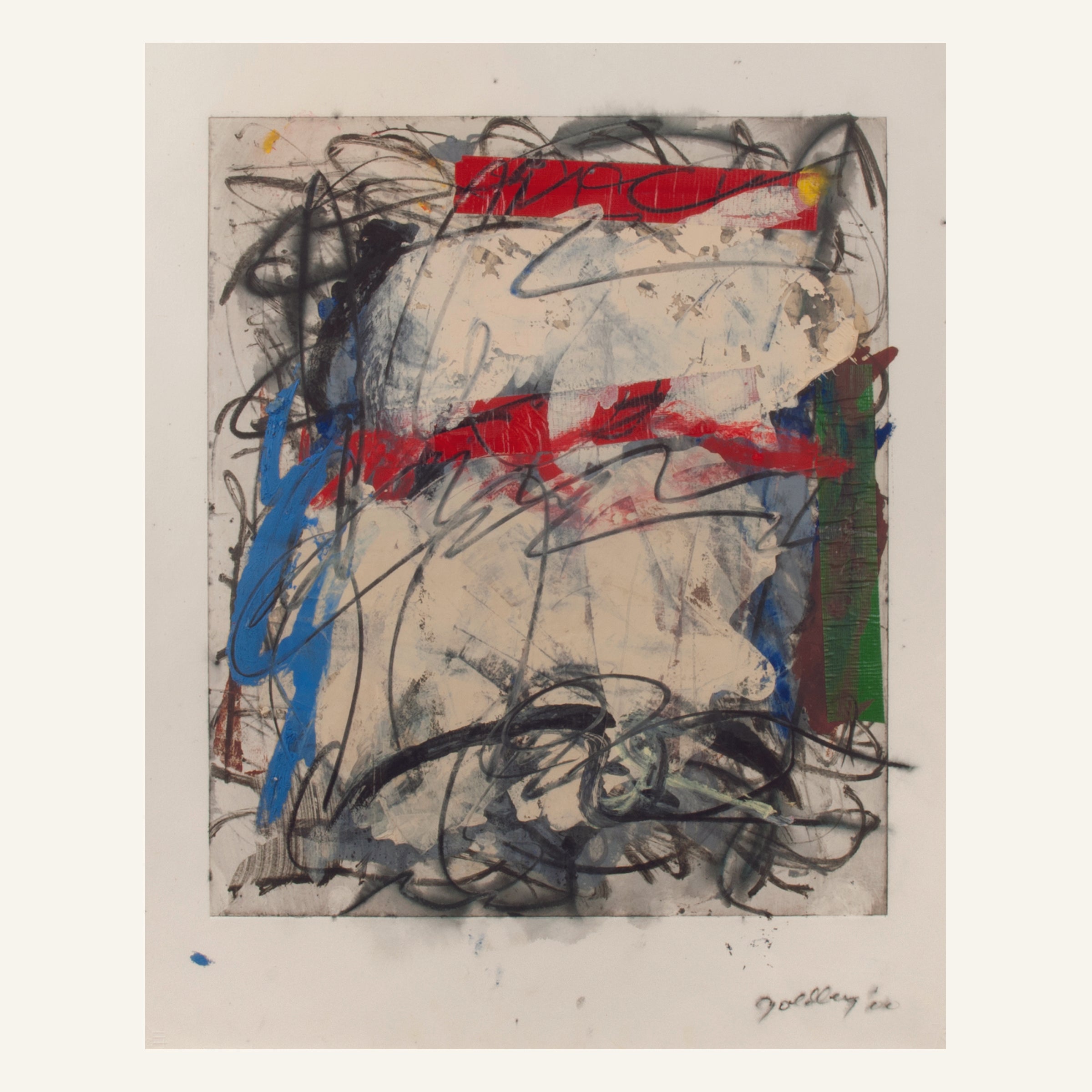 Michael Goldberg, Monoprint, 2000