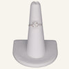 14k White Gold Diamond Engagement Ring
