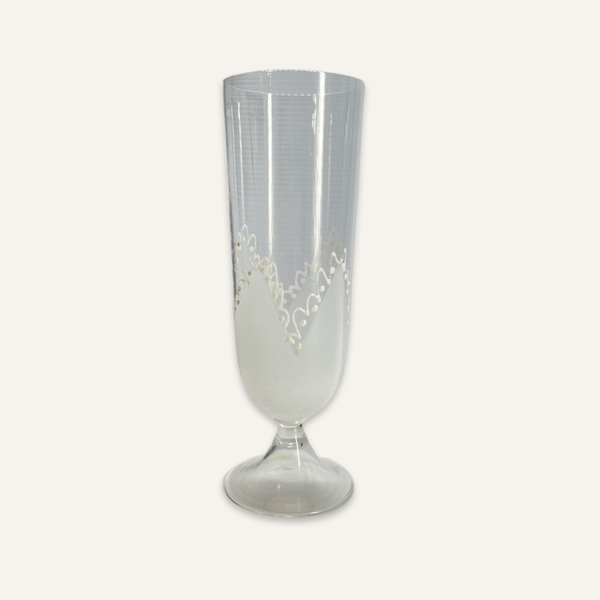 Franca Petroli Frosted Flute and Goblet Set