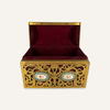 Sevres Ceramic and Punched Brass Box, 19th c.
