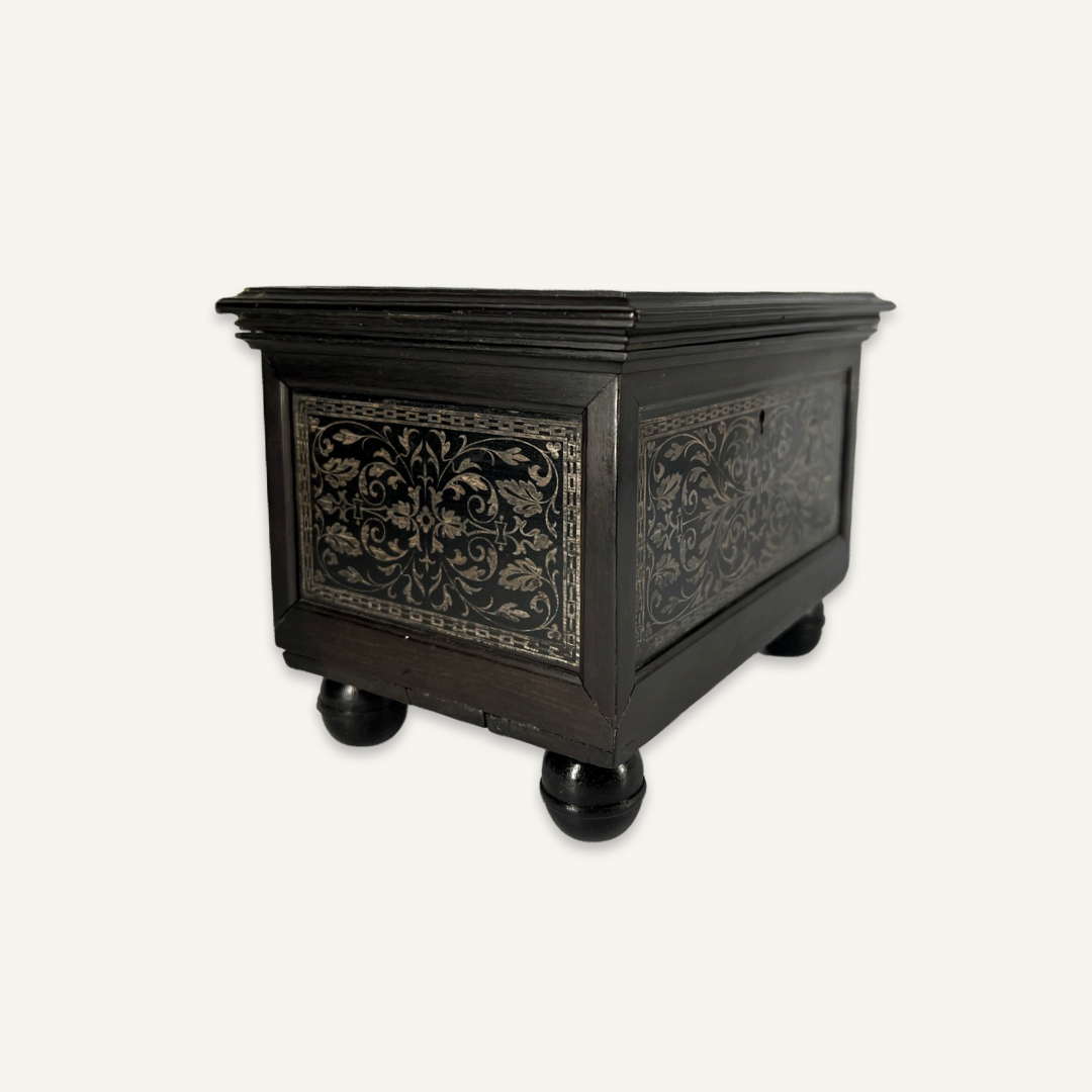 Silver Hardwood Box, 18th c.