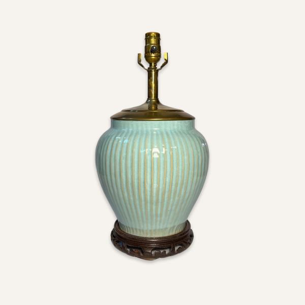 Chinese Celadonware Lamp