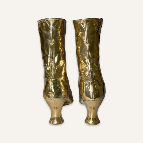 Silverplate Victorian Silverplated Shoes