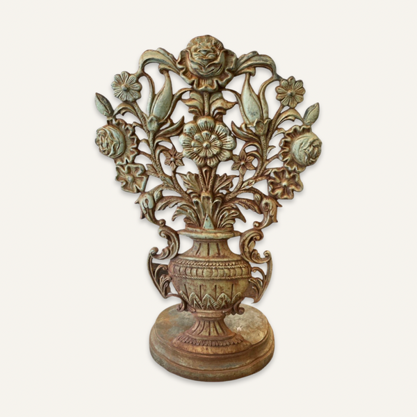 Pair of Cast Iron Entry Embellishments