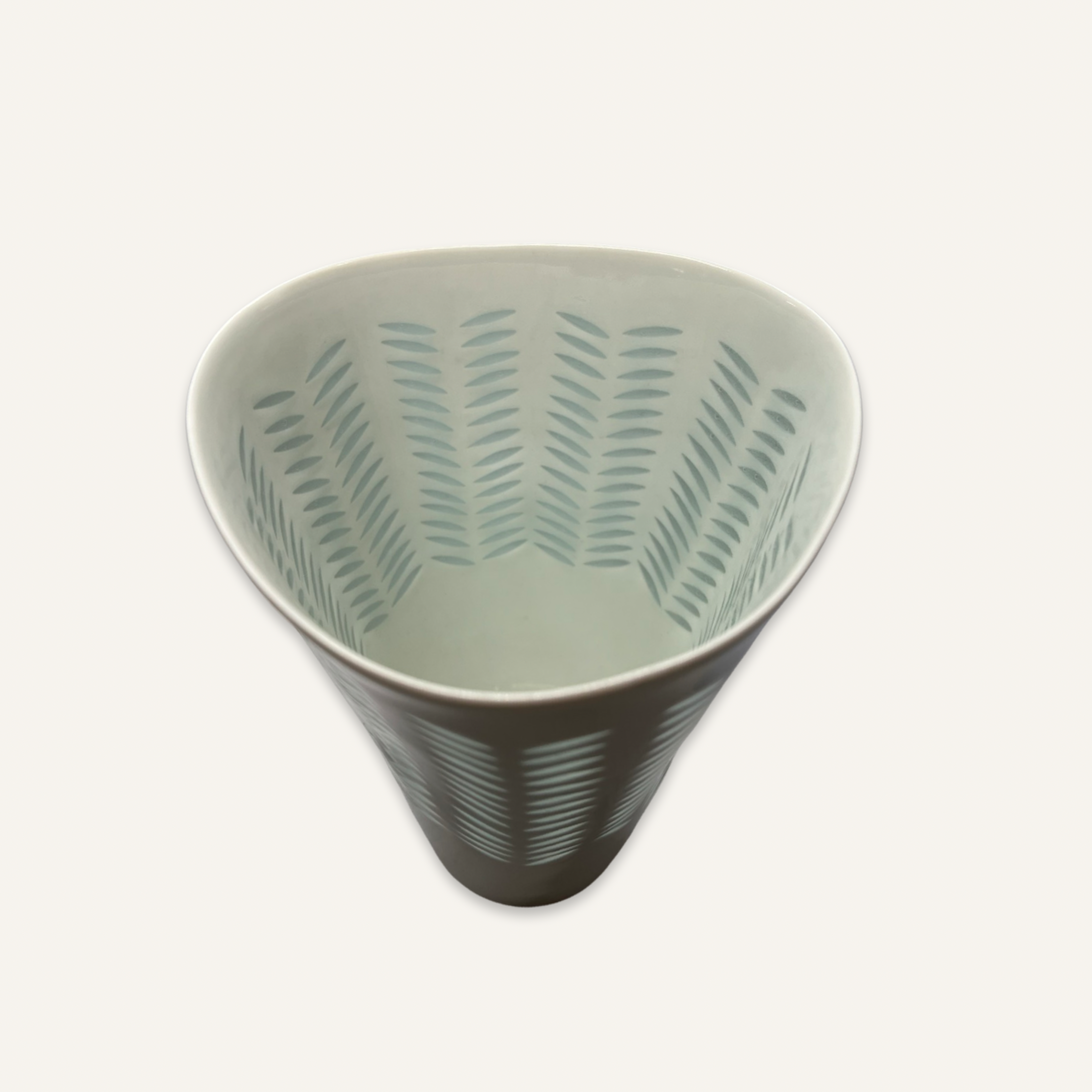 Rice Grain Vase, Friedl Kjellberg Production no. lah149