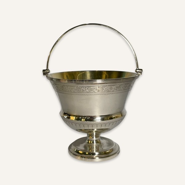18th c. English Sterling Silver Basket