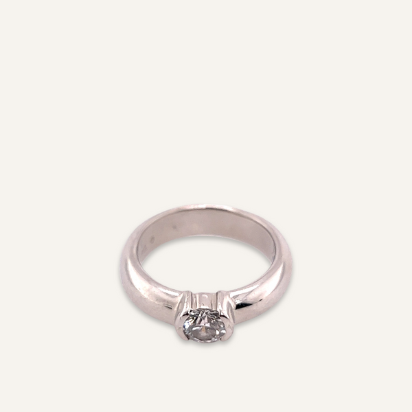 Tiffany & Co. Platinum Etole ring