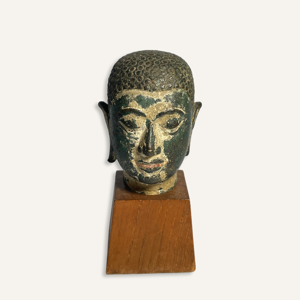 15th c. Thai Amoghasiddhi Buddha Head