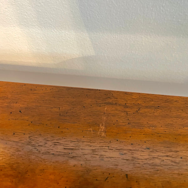 Baker Furniture Company Walnut Faux Bamboo Etagere Bookcase