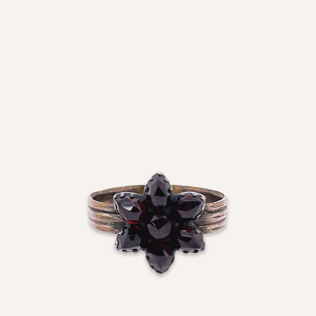 Victorian Garnet Floret