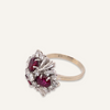Ruby and Diamond Platinum Ring