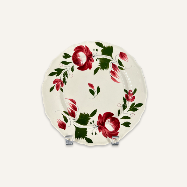 Set of Six Adams Rose Plates
