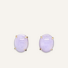 14k Yellow Gold Lavender and Jade Ring and Earring Set
