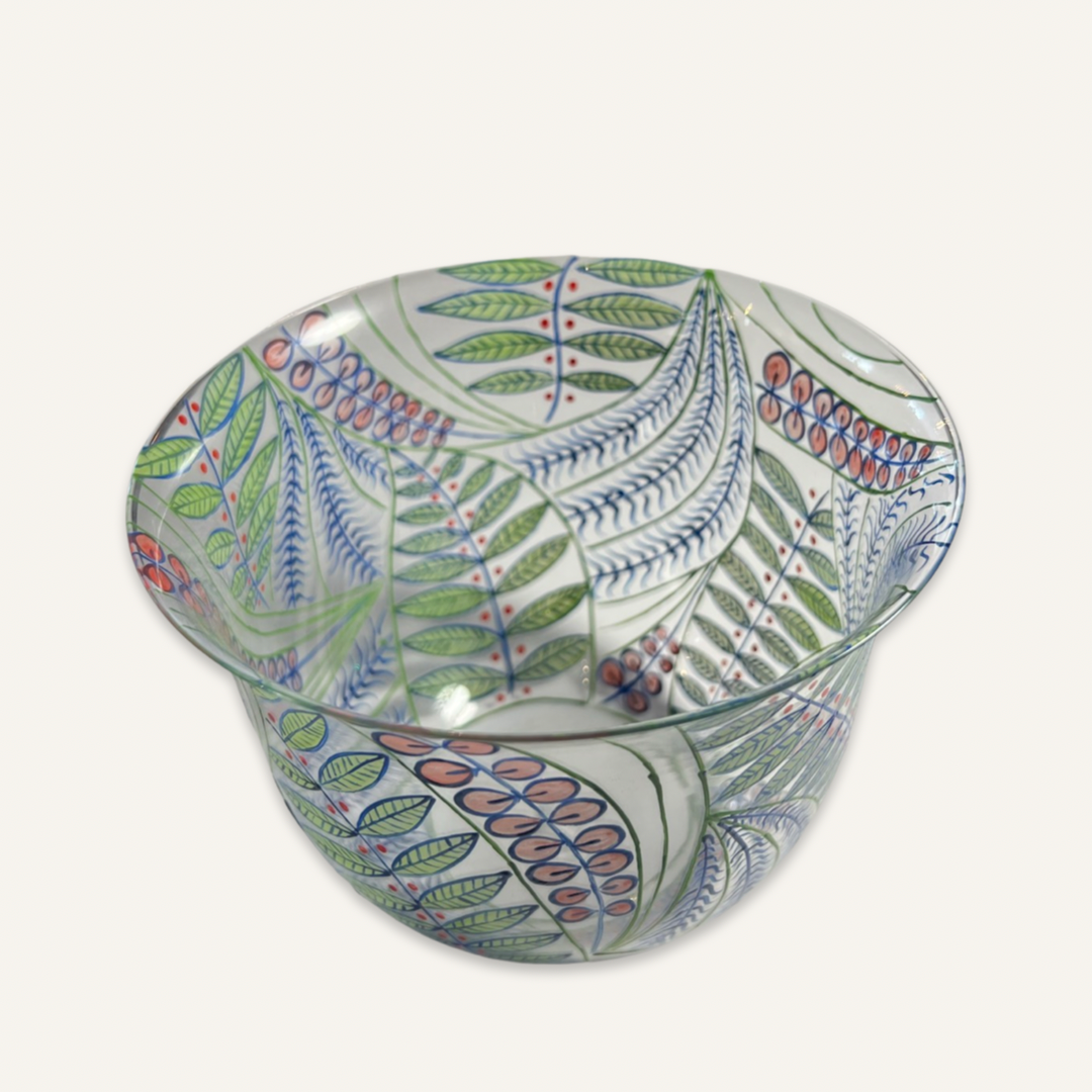 Vittorio Zecchin, Vessel with leaf decoration