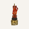 Carved Carnelian Lamp