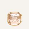 Lion Intaglio Signet Ring