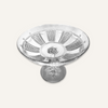 Extra Large Cut Crystal Tazza