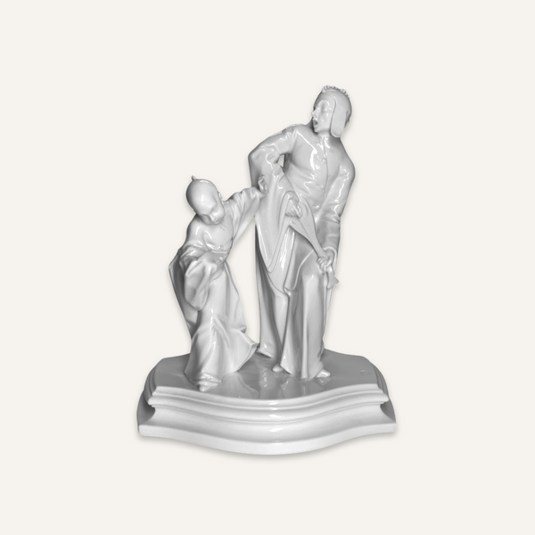 Nymphenburg Bisque Lyre Maestro and Muse