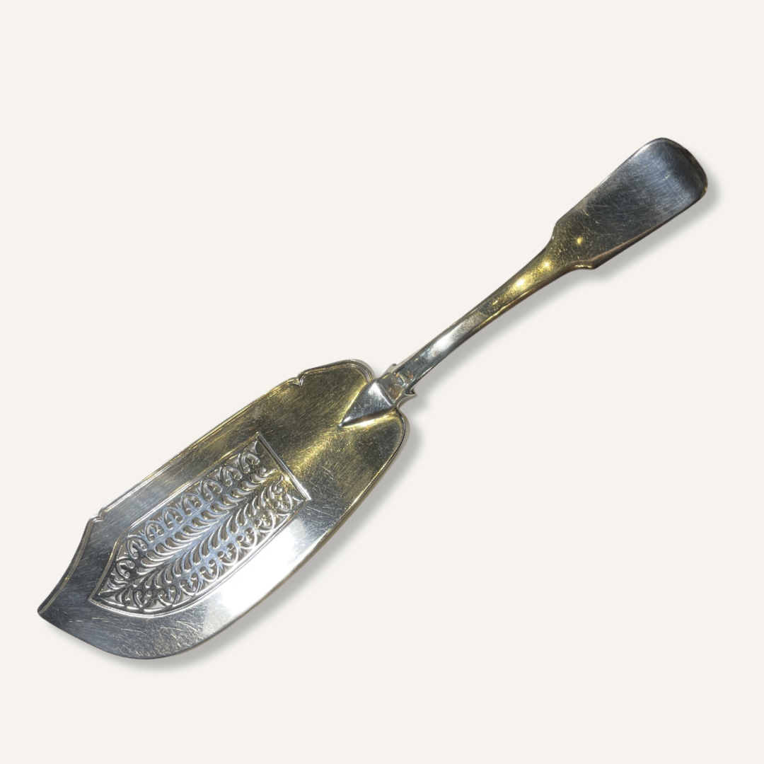 18th c. Sterling Silver English Fish Server