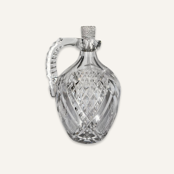 American Brilliant Period Cut Crystal Bourbon Decanter