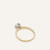 14k Yellow Gold Diamond Solitaire Ring