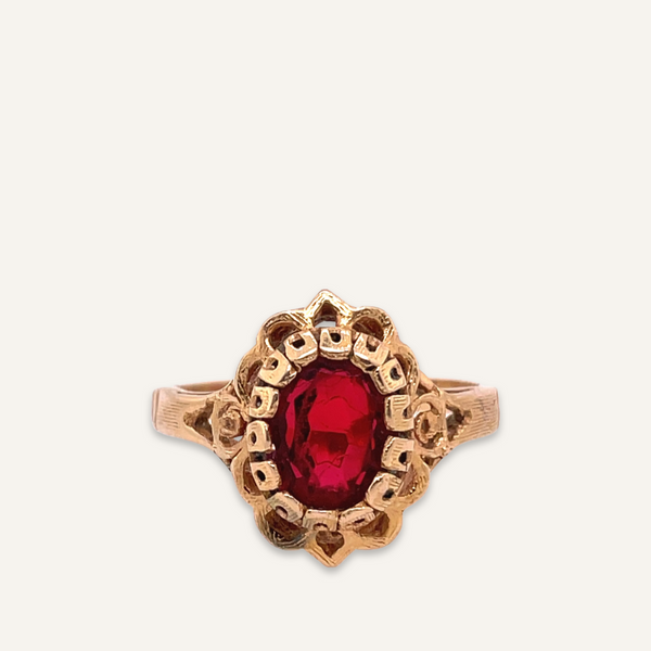 Victorian Garnet Ring