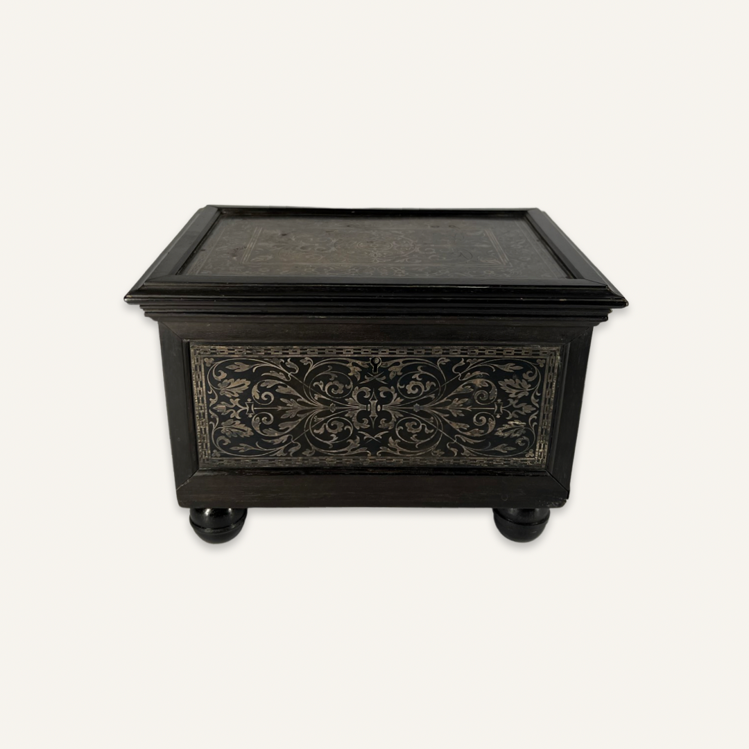 Silver Hardwood Box, 18th c.