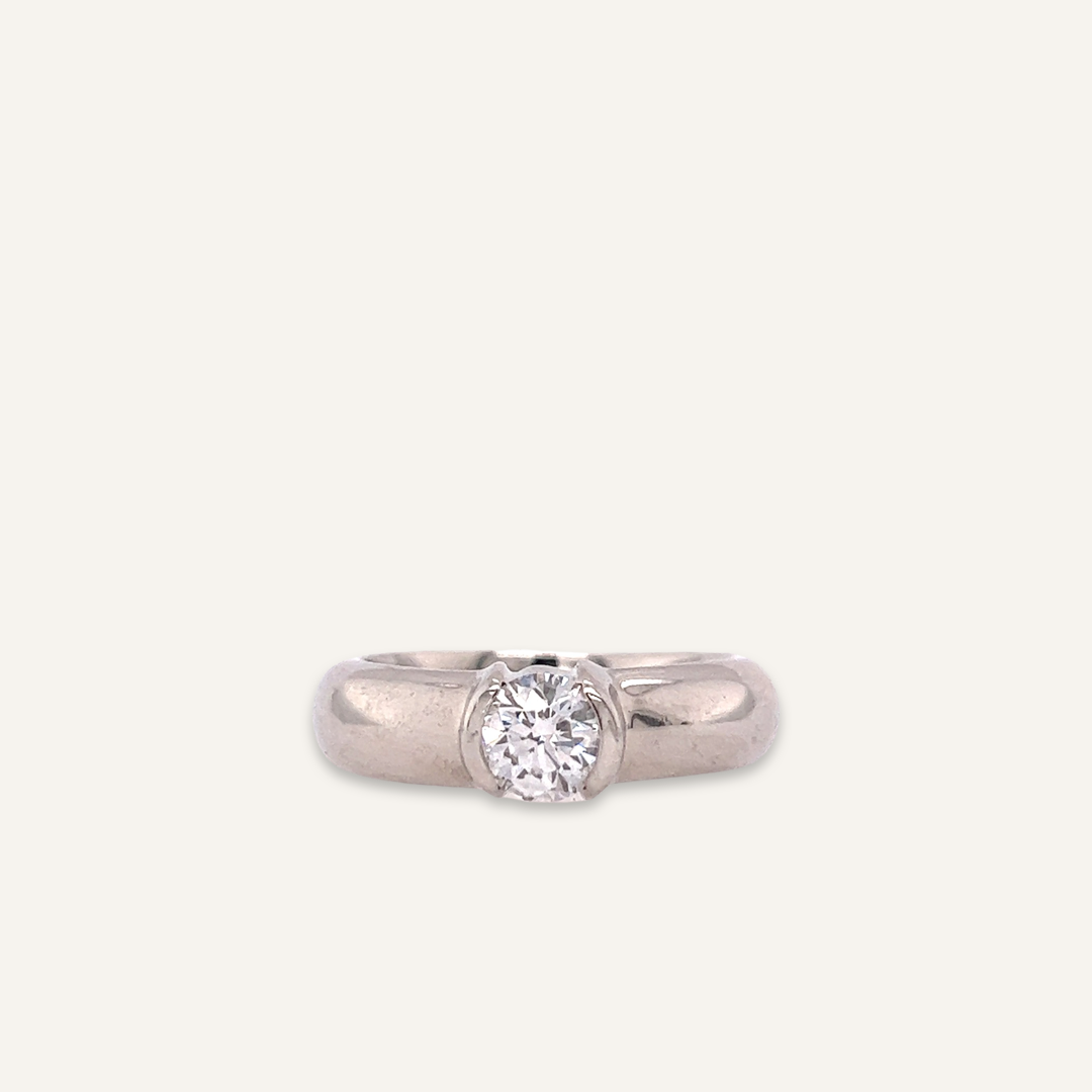 Tiffany & Co. Platinum Etole ring