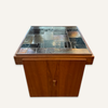 Brown Saltman Mosaic Side Tables