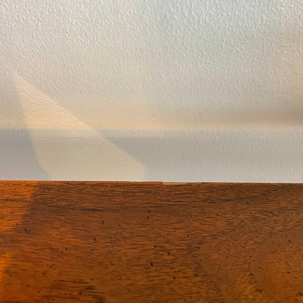 Baker Furniture Company Walnut Faux Bamboo Etagere Bookcase