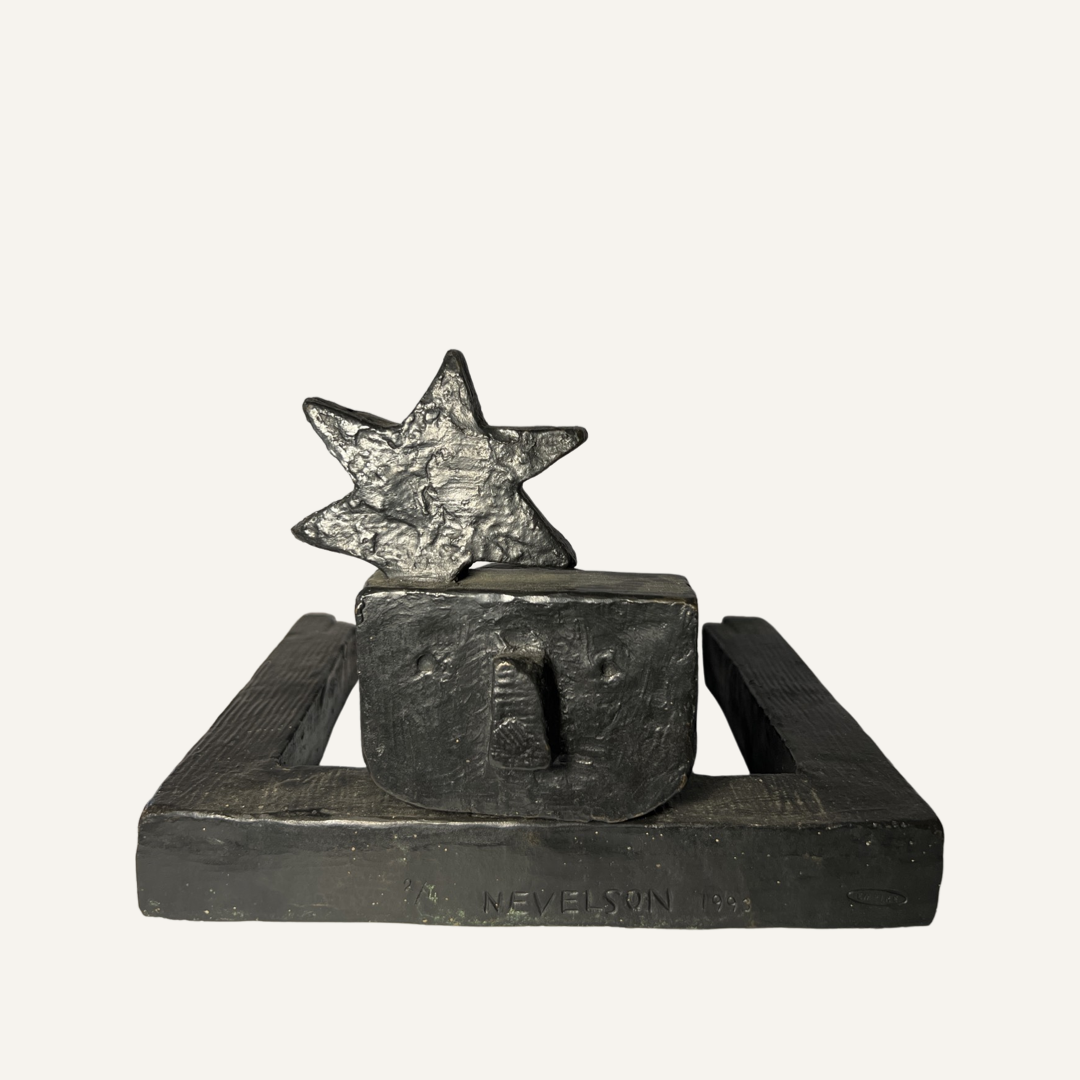Louise Nevelson Bronze Self Portrait, 1993