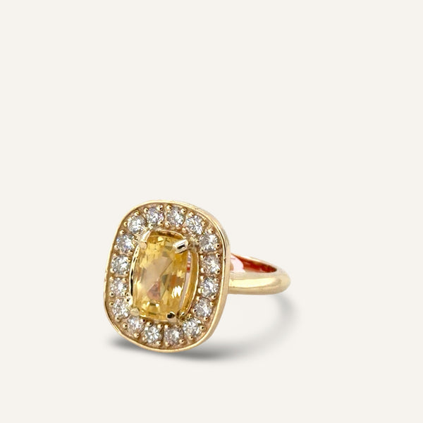 Yellow Sapphire Ring