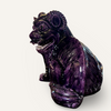 Large Aubergine porcelain Kangxi (or later) Ram figure