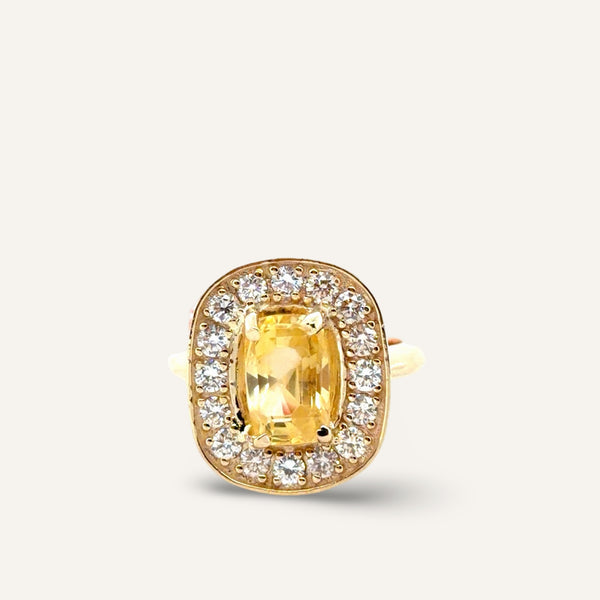 Yellow Sapphire Ring