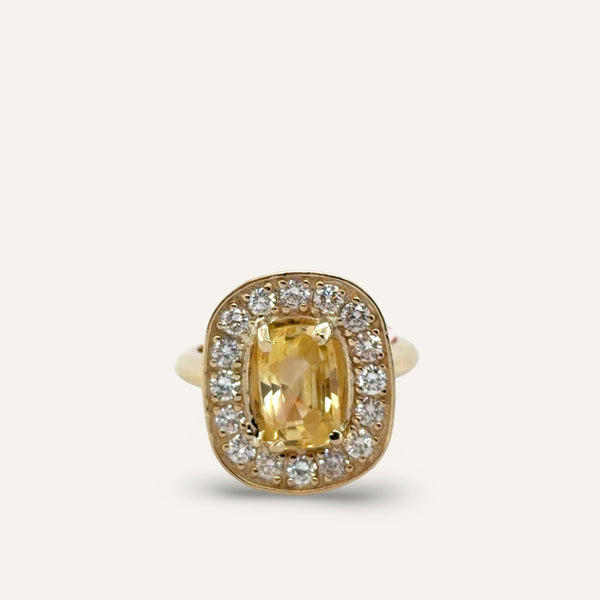 Yellow Sapphire Ring