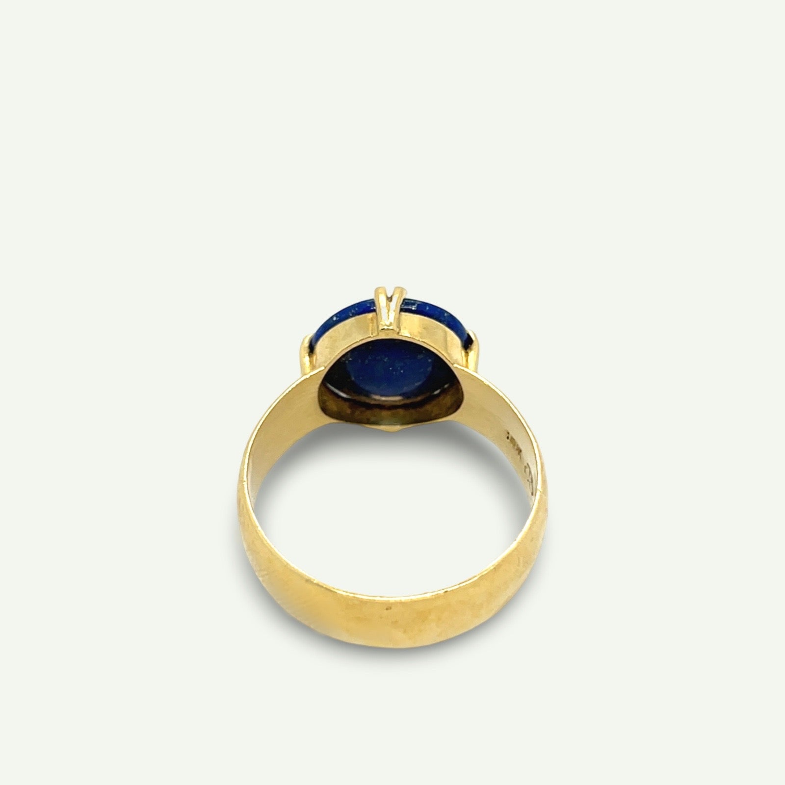 Lapis and 18k Unisex Ring