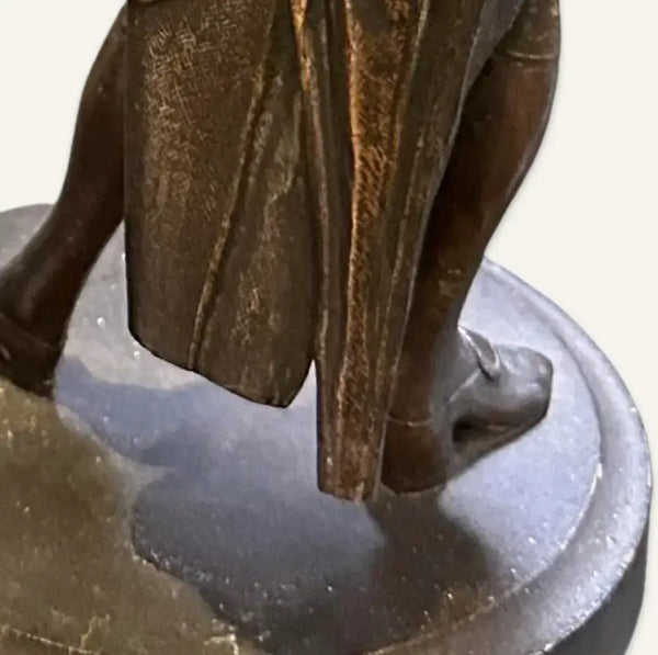 Pair of Early 19th Century Spelter Metal, Political Satire Figurines