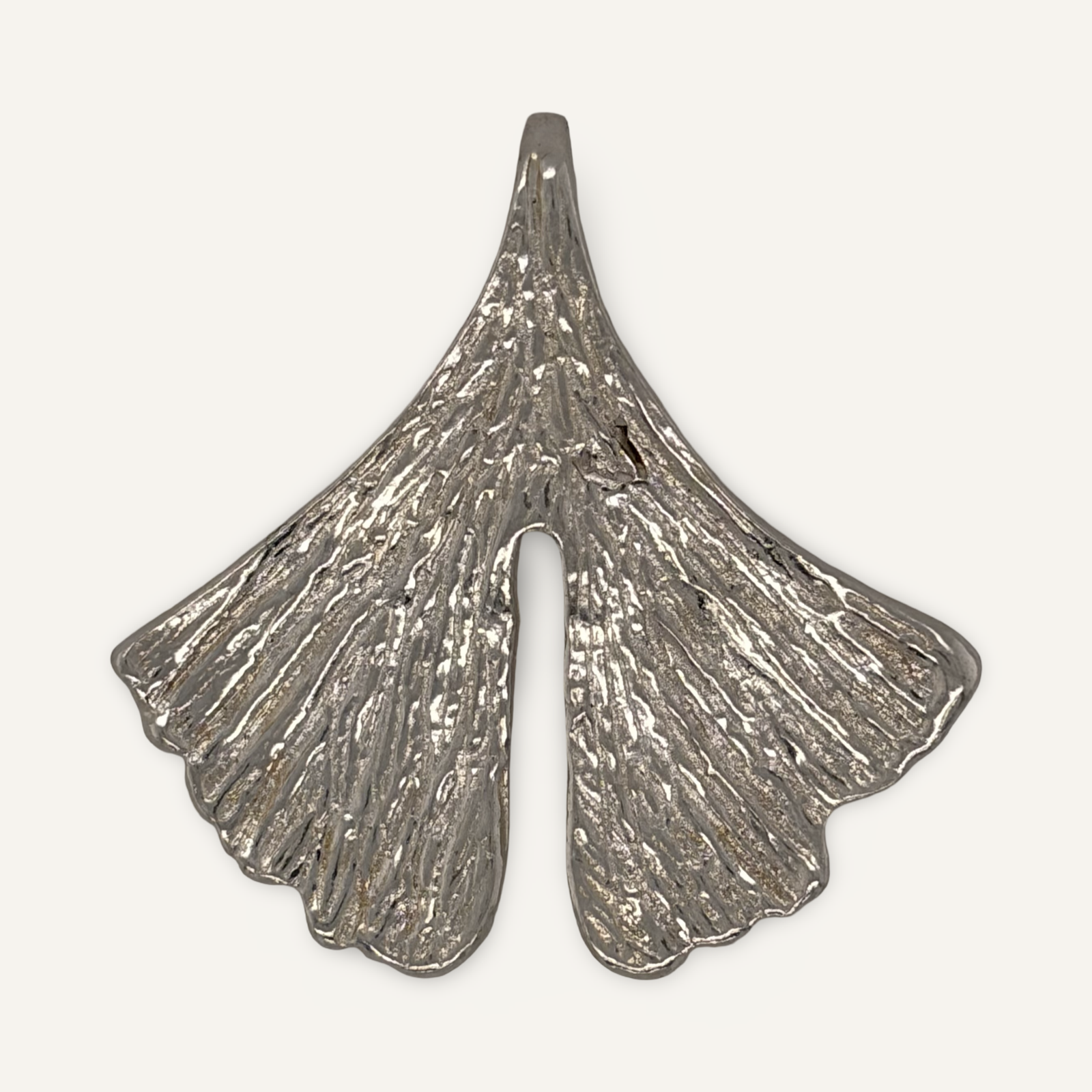 Sterling Silver Ginko Pendant