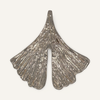 Sterling Silver Ginko Pendant
