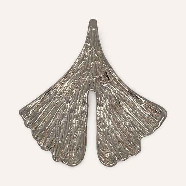 Sterling Silver Ginko Pendant