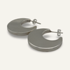 Sterling Silver Crescent Earrings